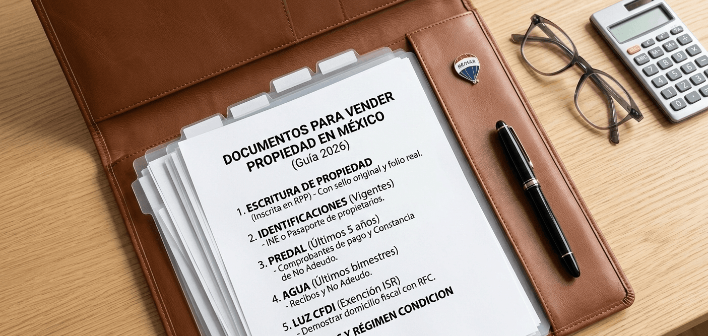 ¿QUÉ PAPELES NECESITO PARA VENDER MI CASA EN MÉXICO EN 2026?