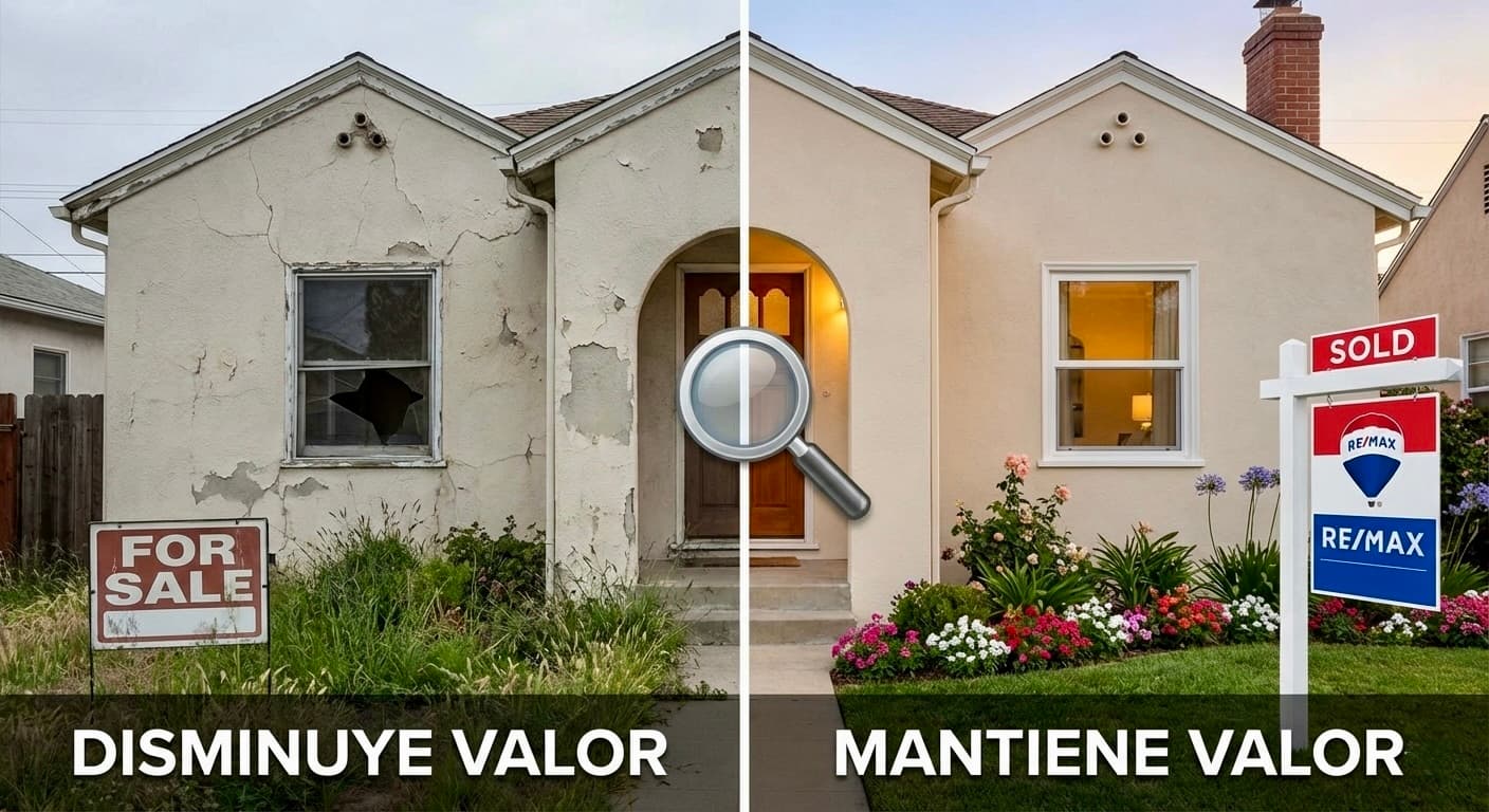 ¿QUÉ DISMINUYE EL VALOR DE UNA CASA?
